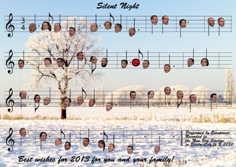 Silent night by the Europower singers