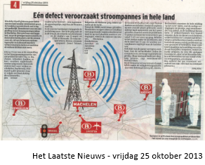 20131025-HLN Stroompannes in Belgie